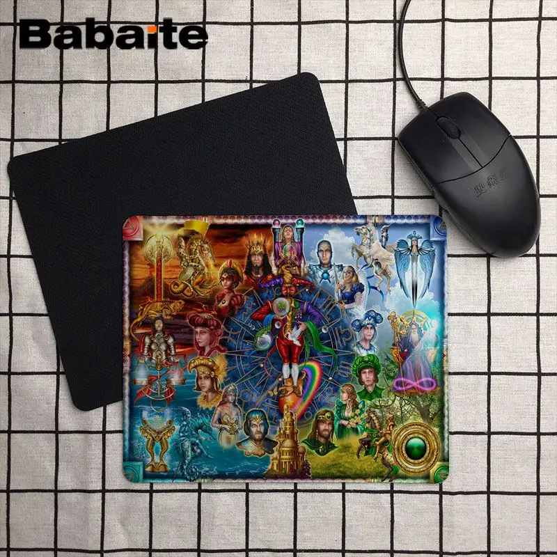 Большой коврик для мыши Babaite Zodiac компьютерный ПК размер 18x22 см скоростная версия