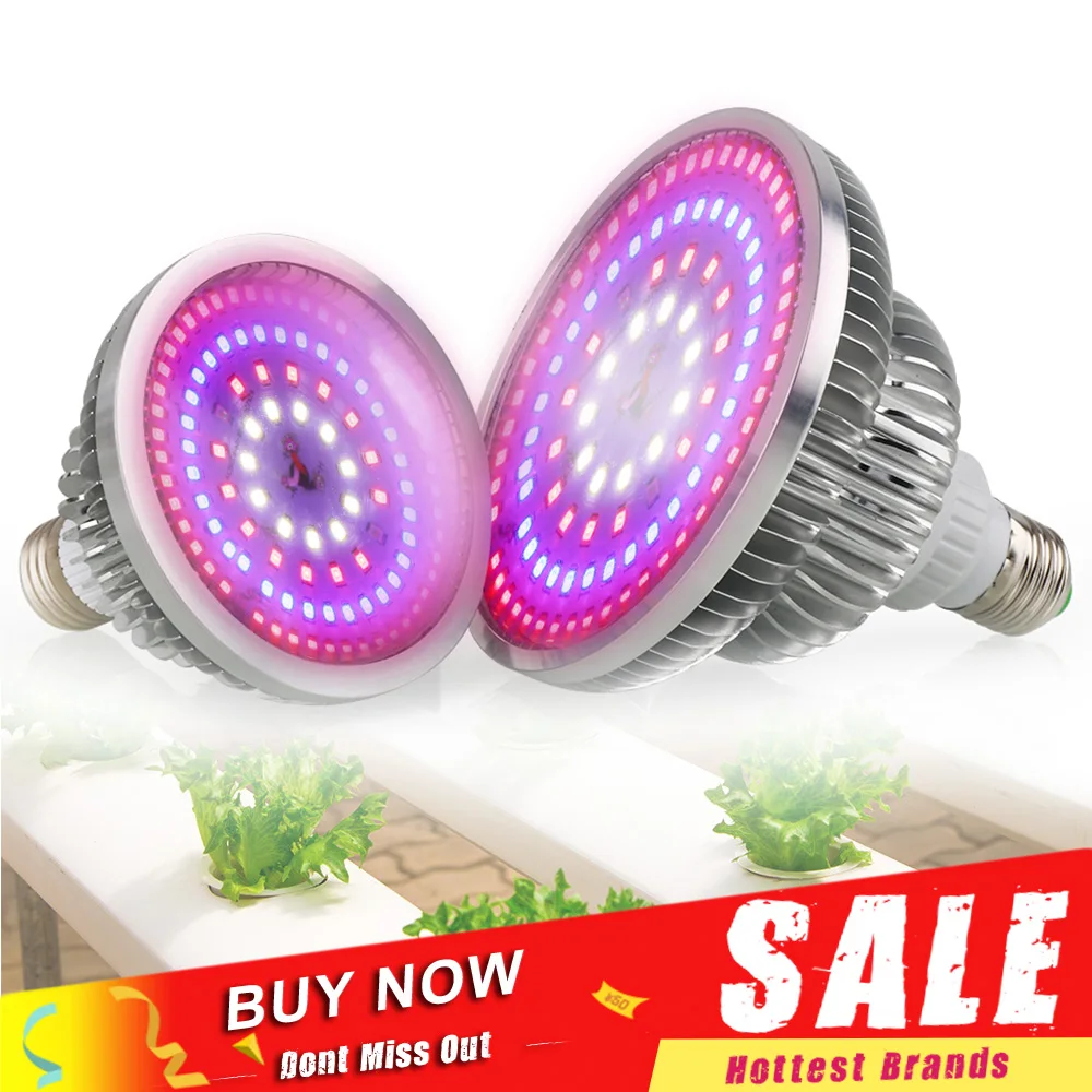 

50W 90W Led Grow Light Fitolamp 4 Lighting Mode Full Spectrum Seedling Light Indoor Growing Lamp for Flowers Seeds Plants