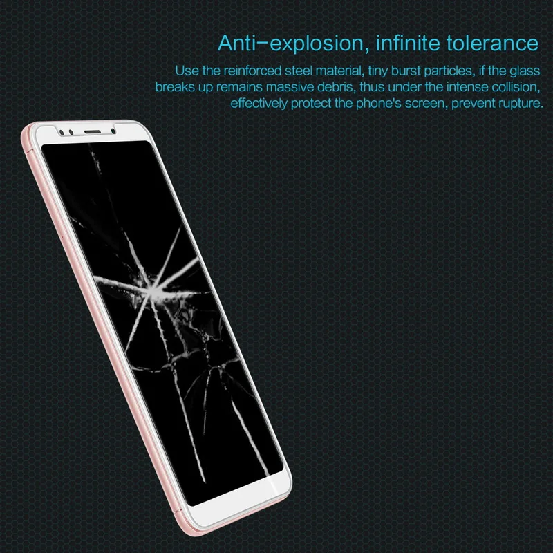 Nillkin For Xiaomi Redmi 5 Plus Tempered Glass Amazing H 0.33mm Explosion-proof Screen Protector Easy Install | Мобильные телефоны