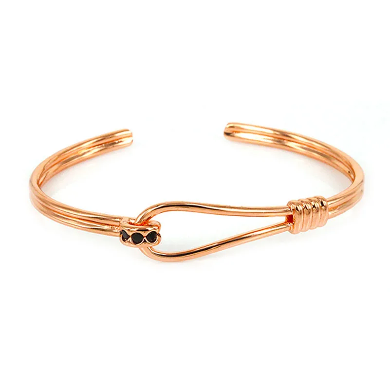 Anil Arjanda мужские браслеты 2017 розовое золото Открытый браслет на запястье для