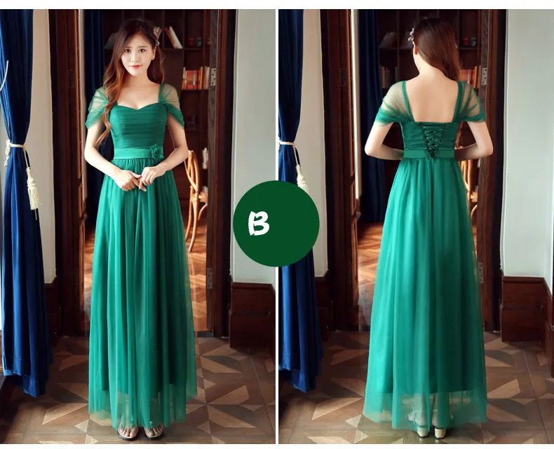 Vestido De Noiva изумрудно-зеленые платья для подружки невесты длинные складки вырез сердечком смешанные стили дешевые формальные Свадебный для свадебной вечеринки выпускного вечера