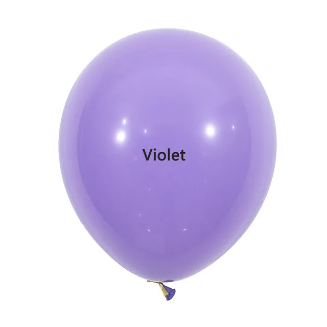 violet 20 шт./лот латексные шары воздушный шар на день рождения свадьба globos слоновая кость белый розовый персик Бирюзовый мятный зеленый цвет баллоны с гелием Рождество - Цвет: violet