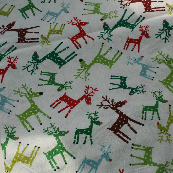 Vintage Christmas Fabric Quilt Designer Baby Cotton for Patchwork Bedding Sewing Material 100x110cm Tissue Cloth | Дом и сад