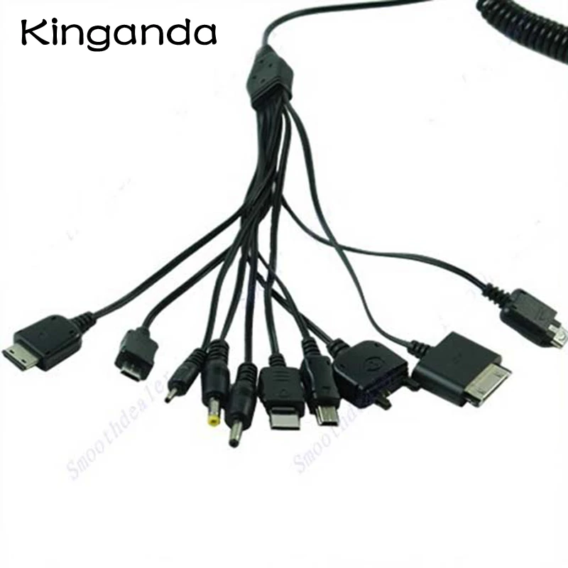 Многофункциональные 10 в 1 универсальные микро мини USB кабели мульти Джек зарядное