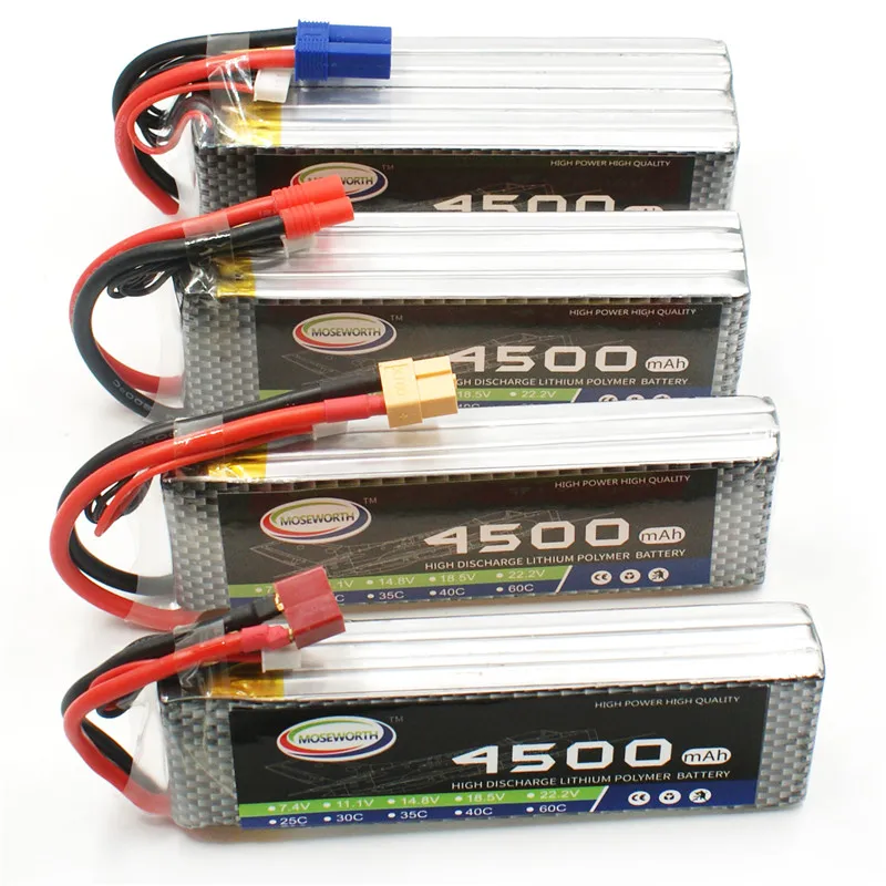 MOSEWORTH RC LiPo Батарея 7 4 V 4500 mAh 2 S 30C для Вертолет Самолет Квадрокоптер Дрон li ion