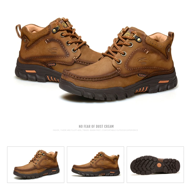 Camel Active; Новинка; походные ботинки из натуральной кожи; Vibram; резиновая подошва; противоскользящая обувь для горной погоды; водонепроницаемые походные кроссовки