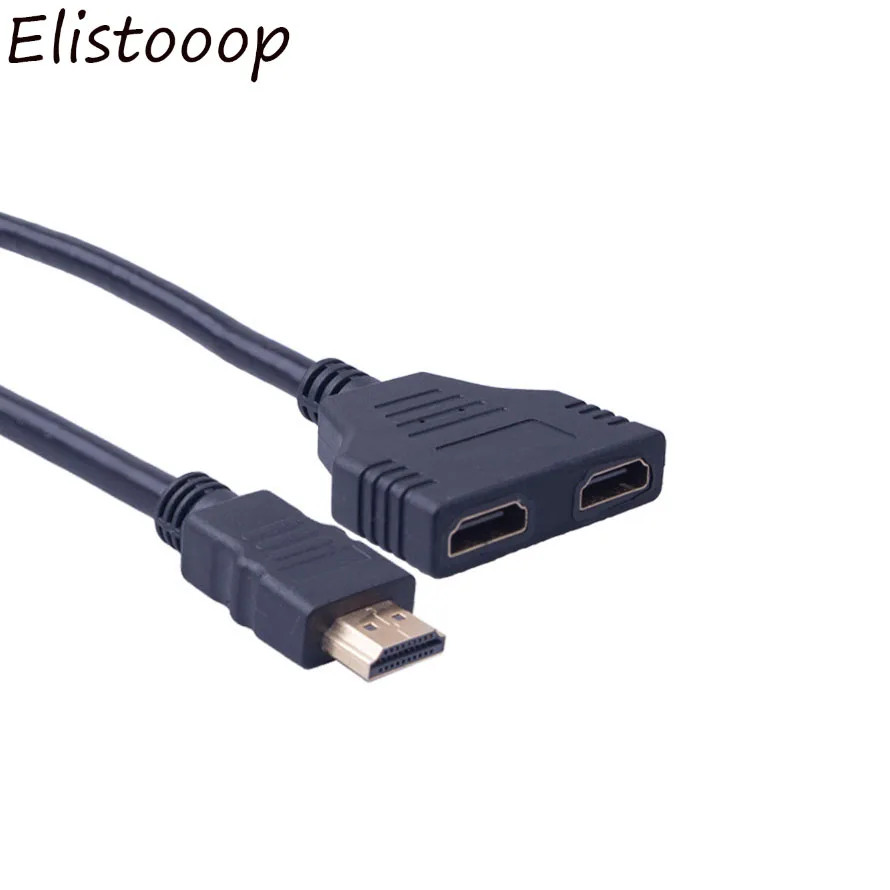 1080P HDMI порт кабель разветвитель 1 папа на двойной 2 Женский Y сплиттер адаптер в HD LED