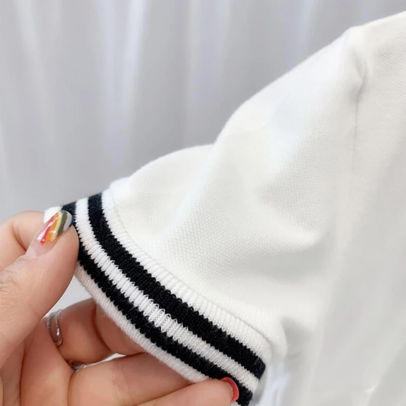 Летнее платье для девочек, новое дизайнерское поло, Vestidos, одежда с короткими рукавами и оборками, повседневное Спортивное детское платье для девочек