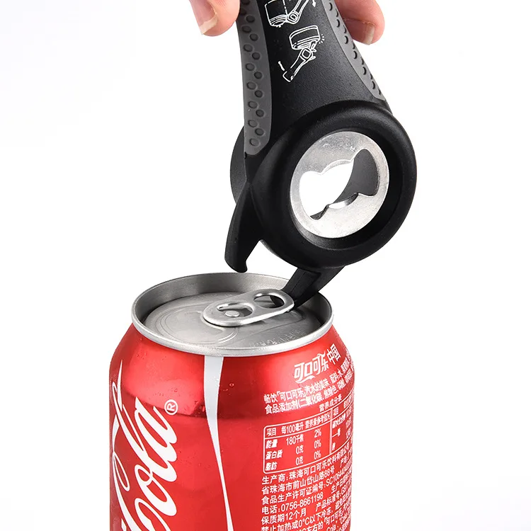 

Новый креативный Многофункциональный консервный нож из нержавеющей стали, открывалка для пивных бутылок, супер хороший консервный нож, кух...