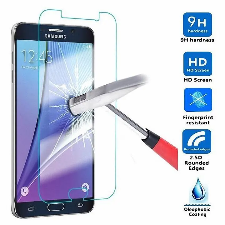 Закаленное стекло 9H Защитная пленка для экрана чехол Samsung Galaxy note Edge 2 3 lite 4 5 /Mega 2/Win