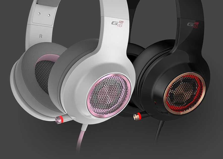 Игровая гарнитура EDIFIER G4 Pro со встроенным виртуальным 7,1 объемным звуком RGB подсветка Волшебная Голосовая функция выдвижной микрофон