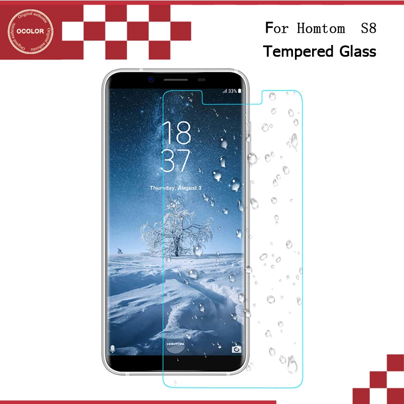 Ocolor для HOMTOM S8 закаленное Стекло ультратонкая защитная пленка на переднее стекло