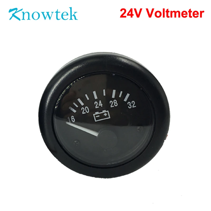 12 В 24 в вольтметр gauge VDO Тип измеритель напряжения 8 В~ 16 в 16 В~ 32 в " /52 мм w/Жгут