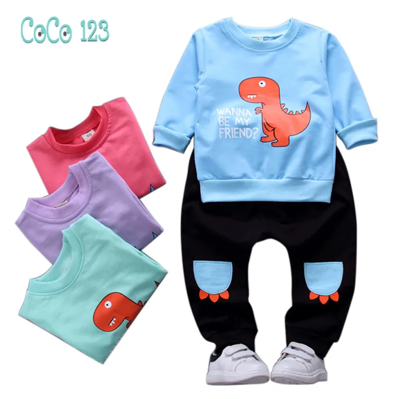 Одежда для маленьких мальчиков Демисезонный комплект повседневной одежды детей