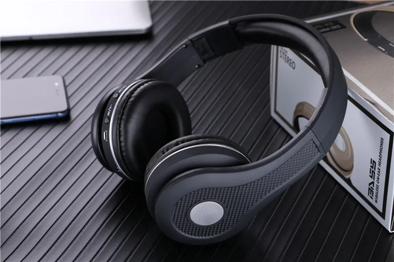 Модные беспроводные наушники металлического цвета с поддержкой FM TF карты Bluetooth 5,0 стерео гарнитуры MP3 Hifi наушники с микрофоном для телефонов
