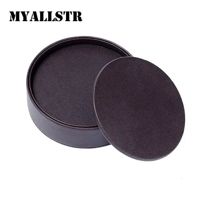 Кожаные подстаканники с держателем круглые подставки для напитков подарок