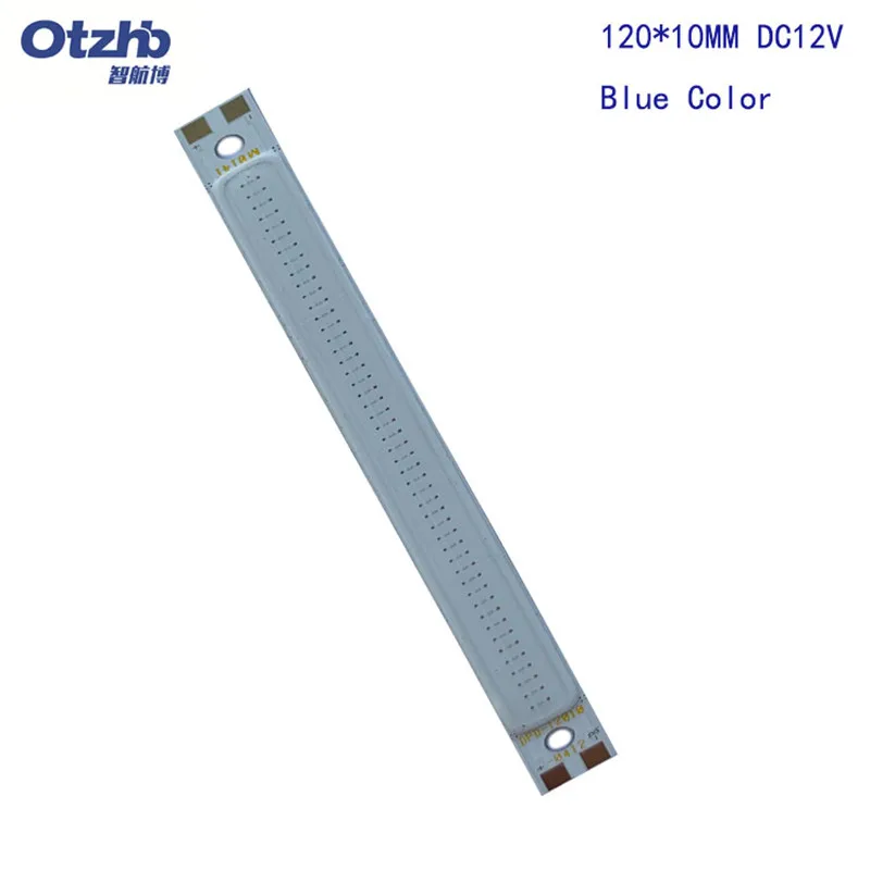 2 шт DC 12V 5W светодиодные cob полосы света красный зеленый теплый белый, холодный белый излучающий диод лампы cob цвета для автомобильных ламп