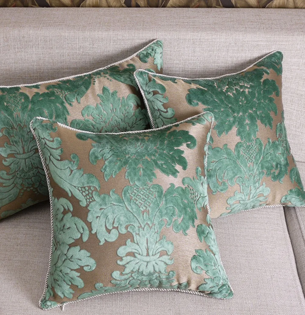 Бесплатная доставка! Современная Геометрическая зеленая декоративная