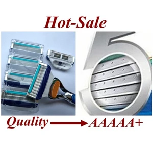 Острые лезвия 4шт.упак. AAAAA, Высококачественная бритвенная головка с 5 слоями, лезвие для мужчин, бритвенное средство для ухода за лицом