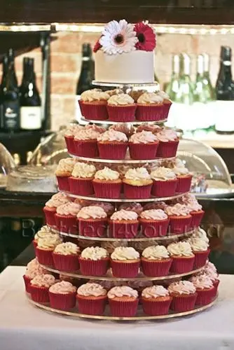 

Details about 7 Tier Crystal Clear Acrylic Round Wedding CupCake Stand Tower