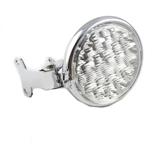 

Chrome Motorcycle Chrome 5" LED Head Light Headlight for Kawasaki VN 500 750 900 Cruiser Suzuki Boulevard C50 Intruder M109R