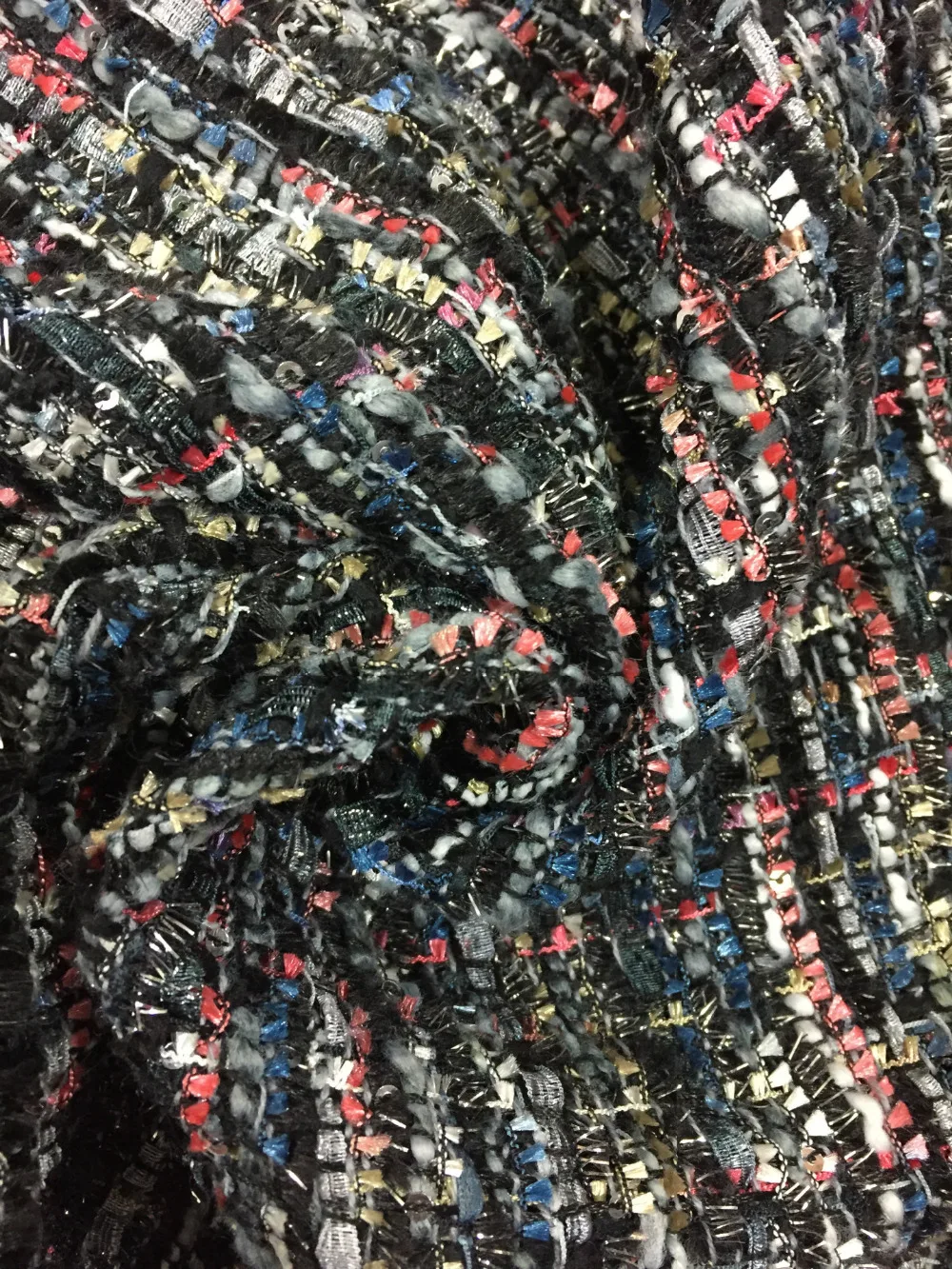 Бесплатная доставка шерстяной твид теплый цвет тканые Needled ткани 7 цветов на