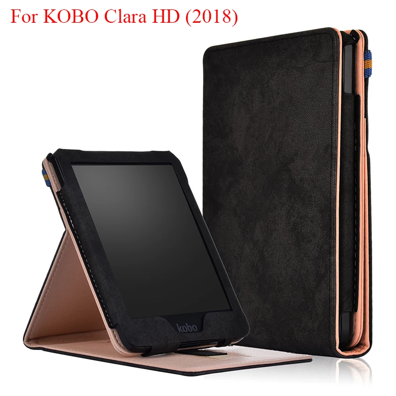 Новинка 2018 брендовый чехол для Kobo Clear HD защитный с ремнем рук кожаный kobo 6 дюймов