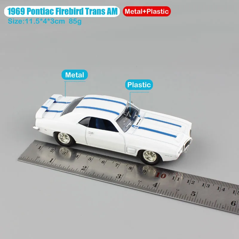 Масштаб 1:43 дорожная Подпись классический Pontiac 1969 Firebird trans AM винтажные машинки