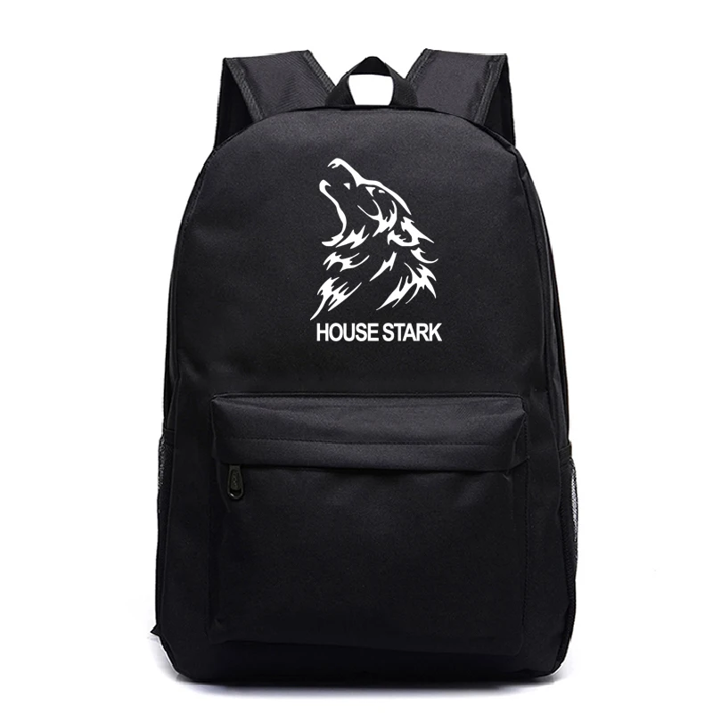 Black 7 Mochila Mujer, школьный рюкзак с изображением Игры престолов, аниме, Мужская школьная сумка, сумка для книг, Sac A Dos Valar Morghulis, для женщин, Tassen Plecak - Цвет: Black 7