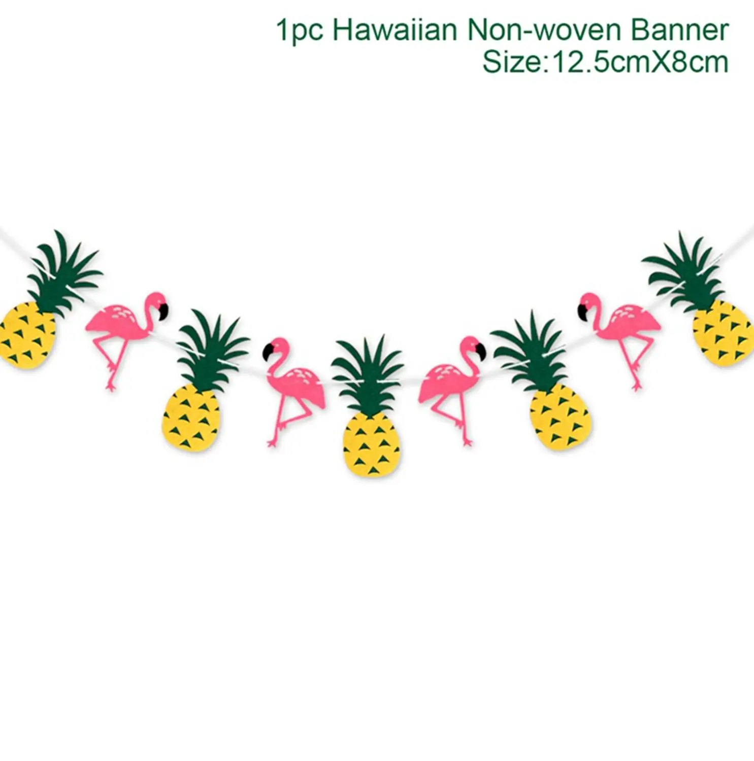 HUIRAN Hawaii Party Decorations Pink Flamingo Decoration Summer Tropical Hawaiian Party Favors Supplies Luau Aloha Party Decor - Цвет: Flamingo Banner