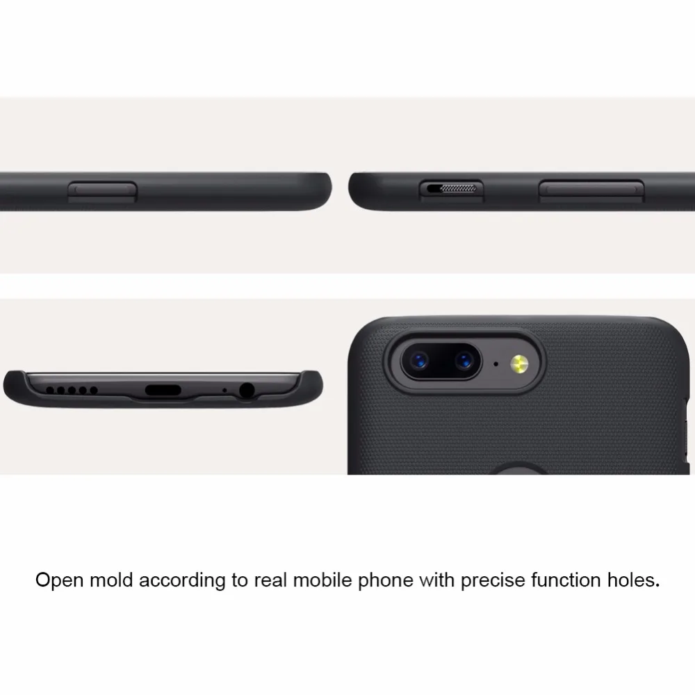 Для Oneplus 5T чехол Nillkin суперматовая задняя крышка чехол Жесткий PC матовый чехол для телефона для OnePlus 5t One Plus 5t+ защита экрана