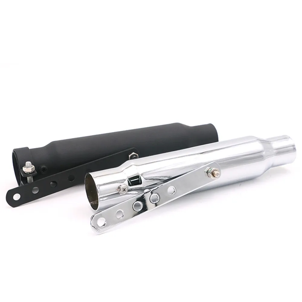 38/40/43/45mm Retro Cafe racer Motorcycle Exhaust Muffler Pipe Modified Tail System For CG125 GN125 cb400ss sr400 | Автомобили и