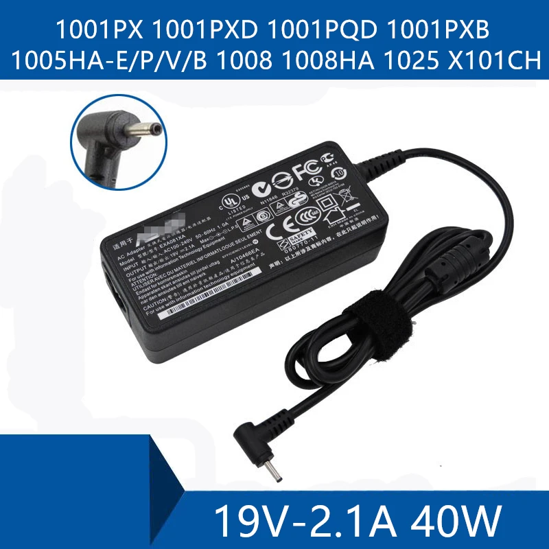 

Laptop AC Adapter DC Charger Connector Port Cable For ASUS 1001PX 1001PXD 1001PQD 1001PXB 1005HA-E/P/V/B 1008 1008HA 1025 X101CH