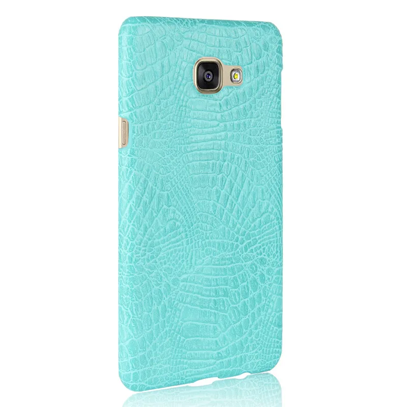 Для samsung Galaxy A5 чехол Роскошный с крокодиловым узором pu кожаный чехол для samsung SM-A510F/DS модная задняя крышка-чехол для телефона - Цвет: Green