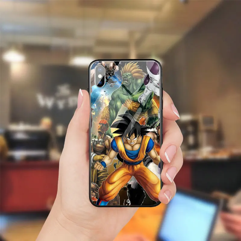 Жесткий ПК ТПУ закаленное Стекло мобильный чехлы для телефонов Iphone 5 5s se X XR XS Max 10 7