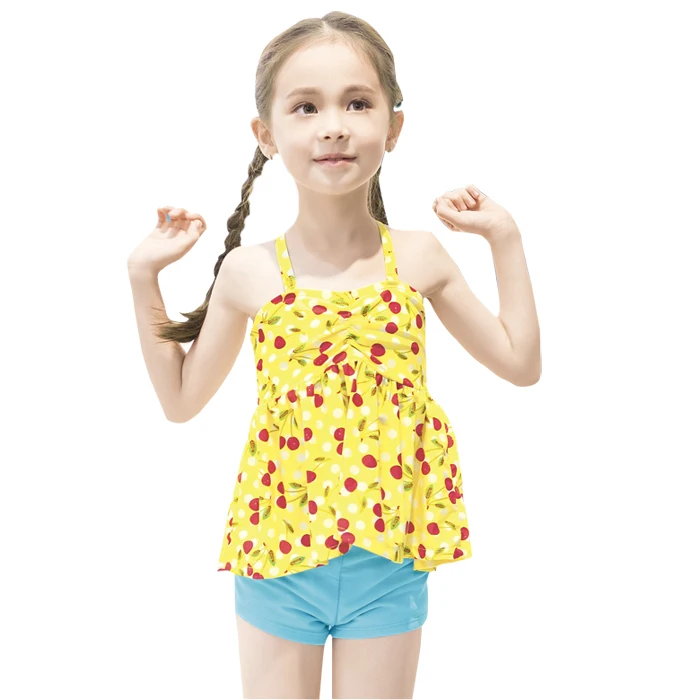 Two Piece Swimsuit Girls Swimwear Printed Bathing Suit Beach Surfing Child Summer Wear Swimming 2019 | Спорт и развлечения