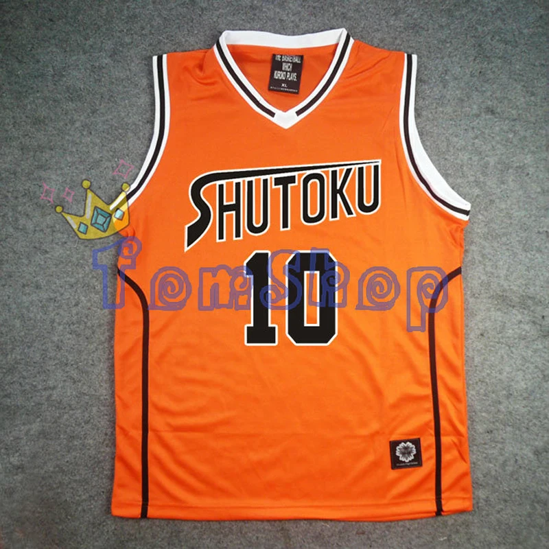 Аниме KUROKO'S Баскетбол Kuroko no Basuke Косплей Shutoku школа #10 Takao Kazunari ведущий Джерси