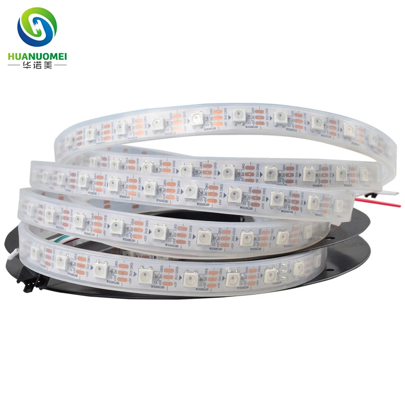 5V 96 Светодиодный s/m SK6812 адресуемых RGB светодиодный полосы 5050 SMD пикселей