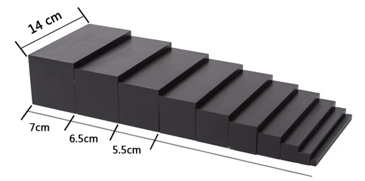Игрушка Монтессори строительные блоки игрушка коричневая лестница обучающие