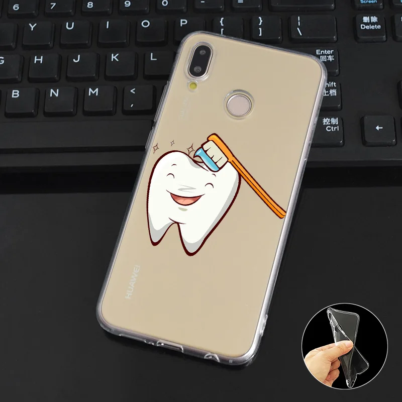 DREAMFOX M210 стоматологический Мягкий ТПУ силиконовый чехол для huawei Honor 6A 6C 6X 7C 7X8 Lite Pro |