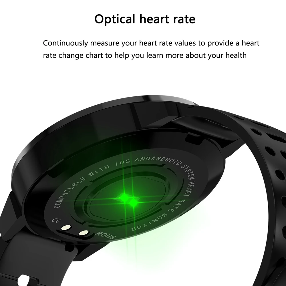 Смарт-часы CF58 фитнес-трекер IP67 водонепроницаемый HD цветной экран монитор