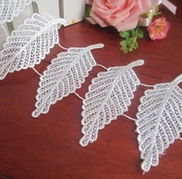 hot sale polyester embroidery lace leaves diy garment accessories n0801