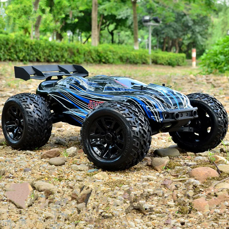 100 км/ч бесщеточный мощный RC Drift Racing Truck 2 4G 1:10 полноприводный водонепроницаемый Buggy