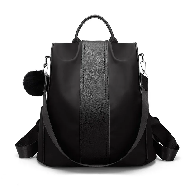 3-in-1 Vintage backpack for women shoulder bag large capacity backpack school bag for teenage girls light ladies travel backpack - Цвет: K-06