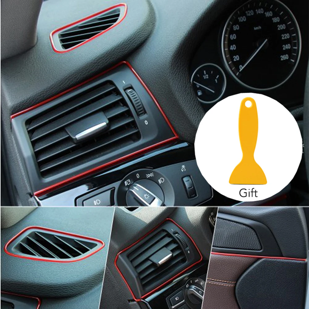 Для KIA K2 Soul Ceed Rio K3 K5 Sportage SORENTO CERATO 5 м 3 поколения украшение интерьера автомобиля