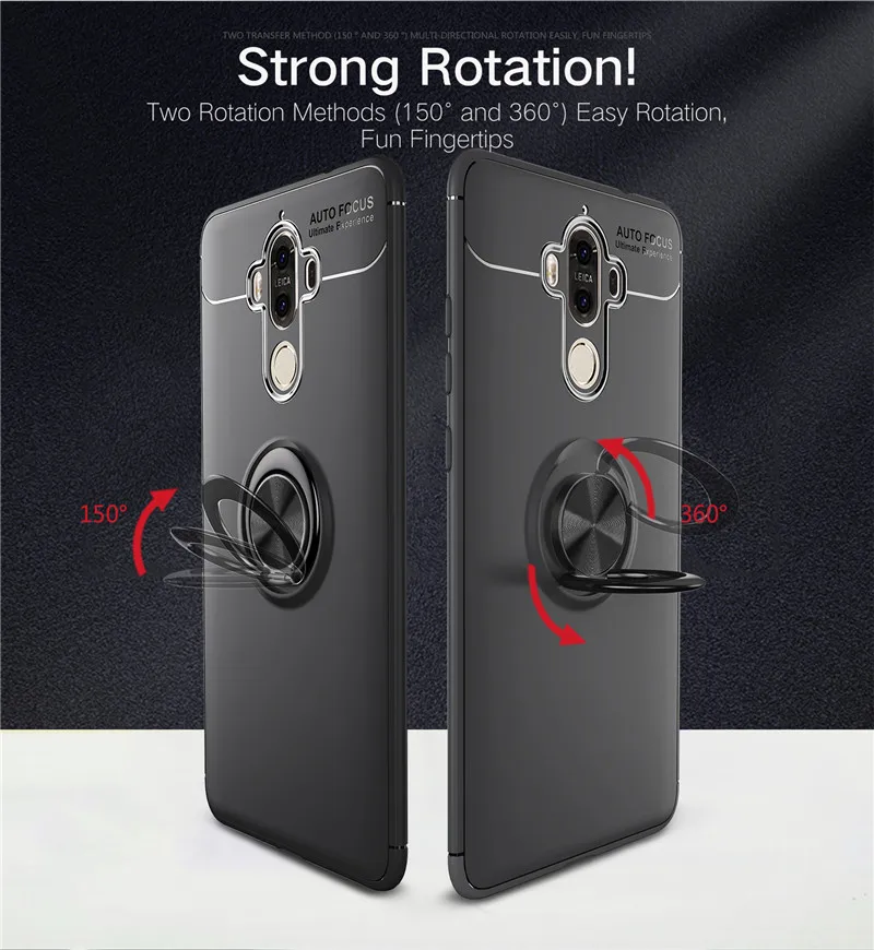 Чехол для телефона s для huawei mate 9 Pro, чехол для huawei mate 9, чехол с магнитным кольцом, автомобильный держатель, силиконовый чехол из ТПУ для Huwei mate 9
