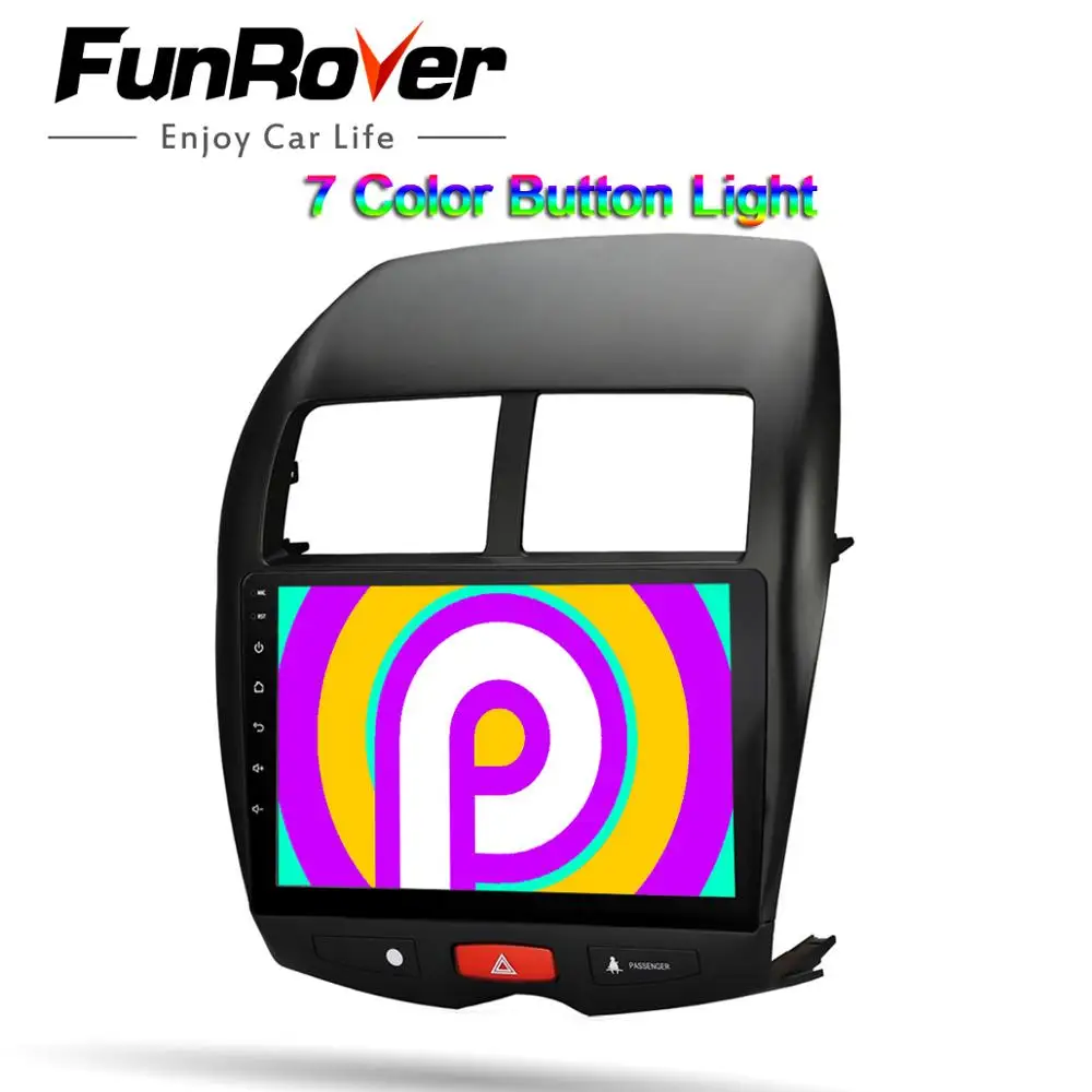 Автомобильный dvd-плеер Funrover головное устройство с gps-навигацией и RDS 2.5D + IPS android 9 0