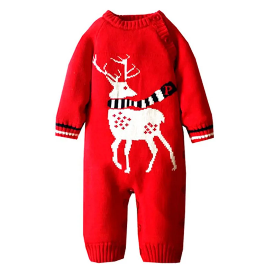 2017 зимние теплые шерстяные комбинезоны с мультяшным автомобилем для мальчиков и