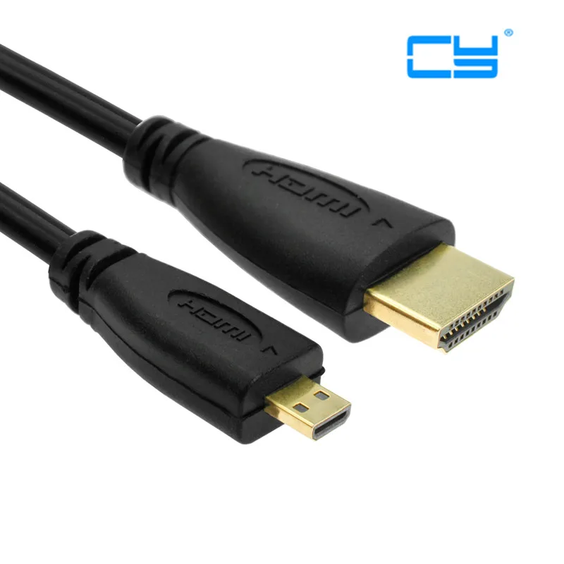 10 шт./Micro HDMI к fo HTC EVO 4G XT800 Droid X Surface RT2 сотовый телефон и планшетный ПК 1 м 5 3 м|micro to
