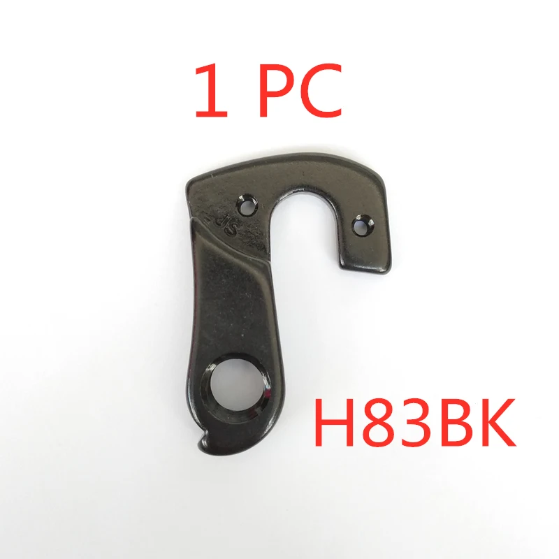 HWG83BKP1 1 шт. велосипедный переключатель передач, вешалка MTB дорожный велосипед, задний велосипедный переключатель, задний крюк с болтами - Цвет: HWG83BKP1